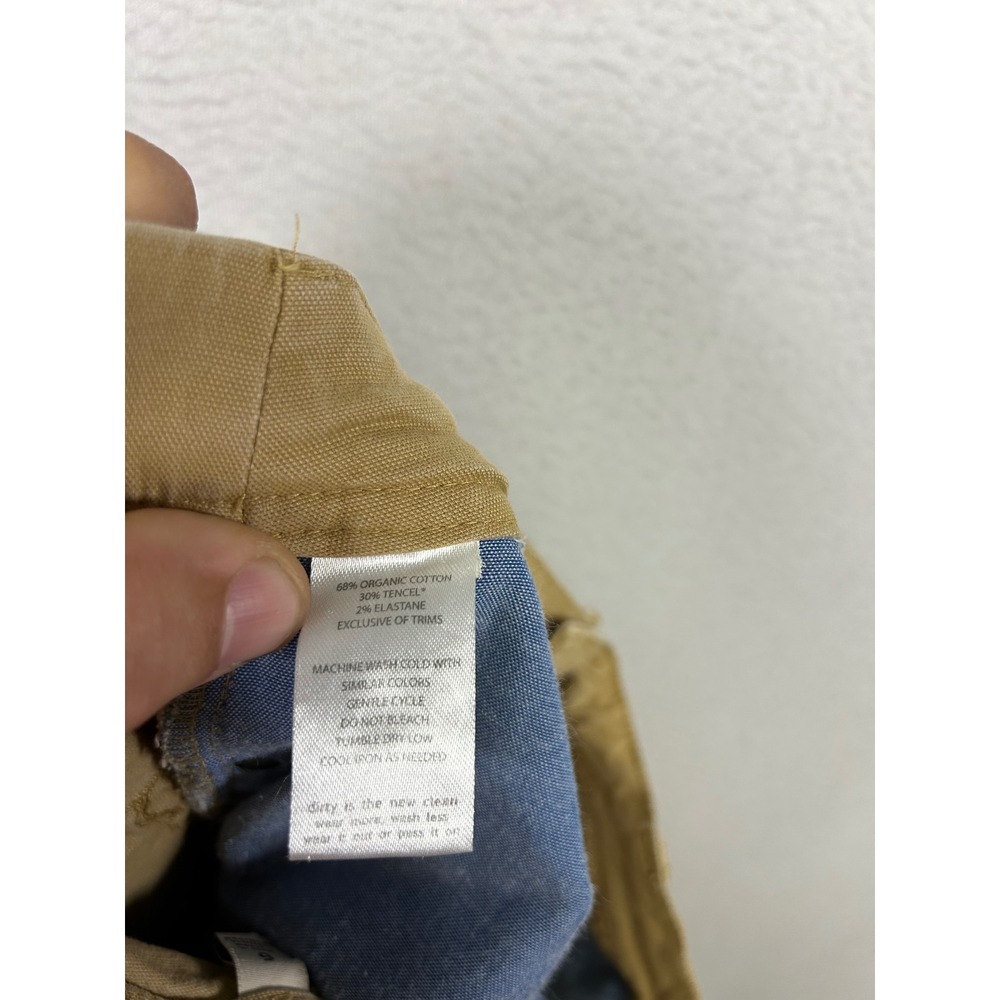 Gorpcore Toad&Co Womens 6 Tan Skinny Organic‎ Cotton Tencel Stretch Pants - Picture 8 of 11